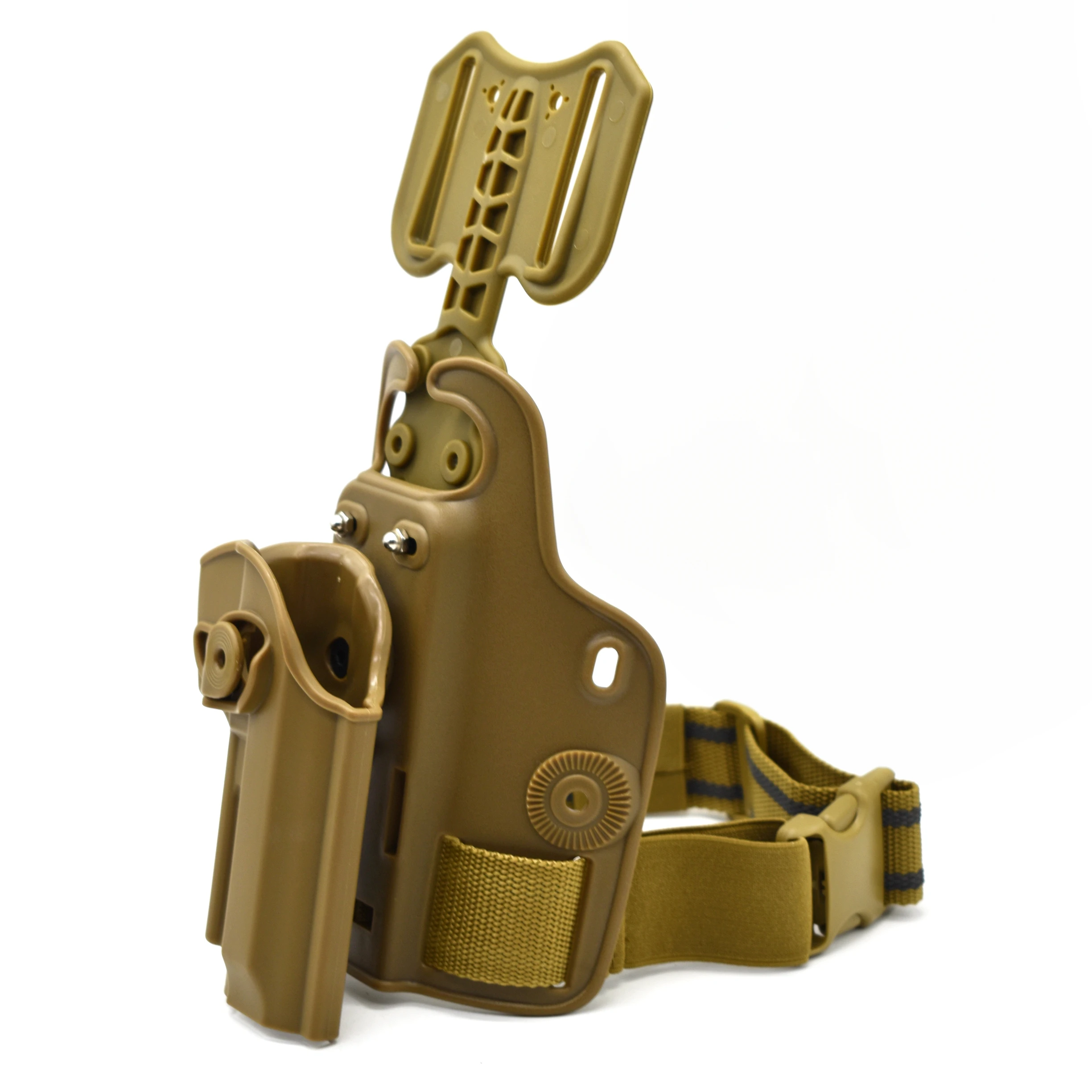 Funda de pierna táctica para pistola – Adaptador universal de paleta - imagen 4