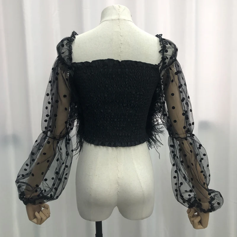 Latest hot selling sexy sleeve 100% natural ostrich hair bra underwear women's fur coat real ostrich fur coat