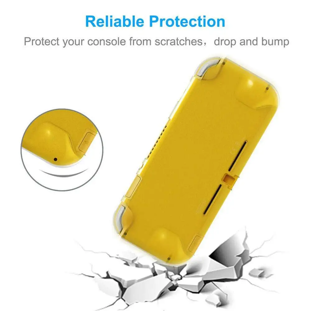 Funda transparente para Nintendo Switch Lite 2019, carcasa rígida y ligera, carcasa protectora para Nintendo Switch Lite