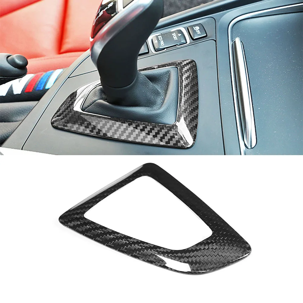 

Gear Shift Decoration Cover Sticker Decal Trim for BMW 4 Series F32 2013-2019 Car Interior Accessories Carbon Fiber