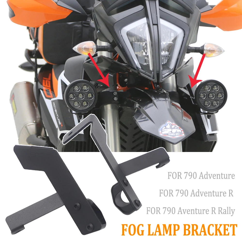 

Motorcycle Extension Spotlight Bracket Holder Spot Light Mount For 790 Adventure R / R Rally 790ADV 790 ADV R 2019 2020