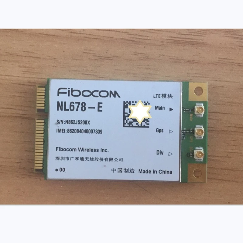 

Fibocom NL678-E Minipcie 4G LTE Cat6 module NL678 for Europe 300Mbps(DL)/50Mbps(UL) 100% New&Original