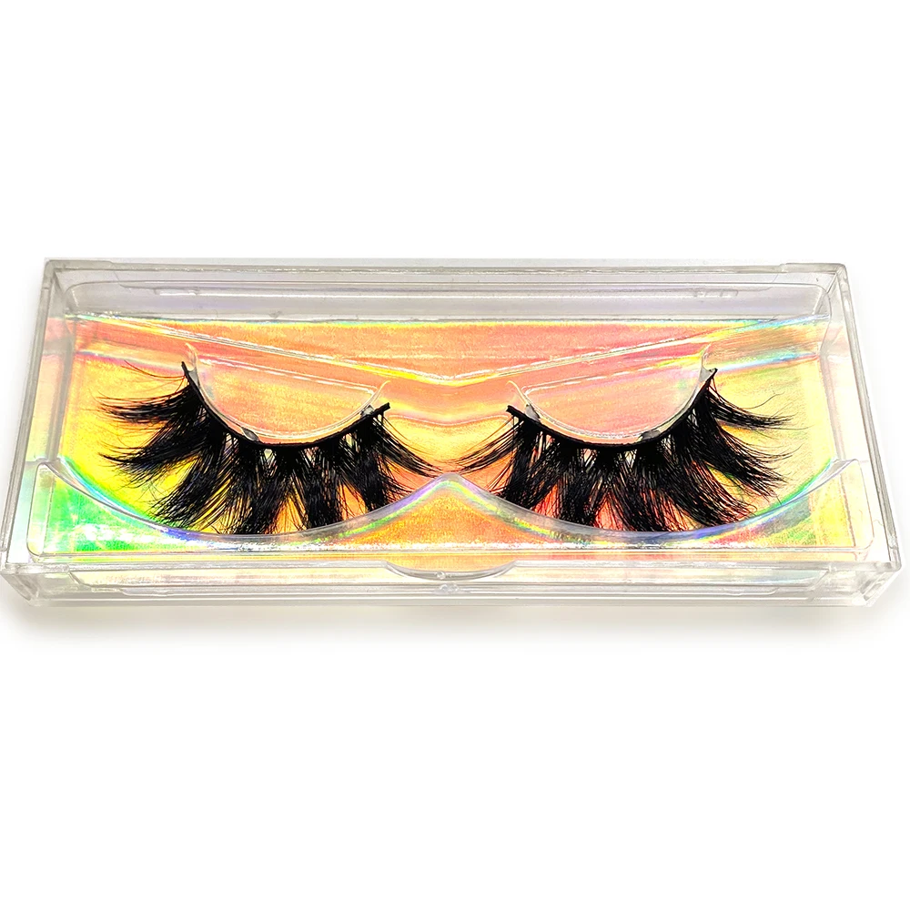 8D Make Up Mink Eyelashes 15~22mm Natural Fluffy Extension Cross Thick Simulation High-quality Eye Lashes Perfect E14 D22