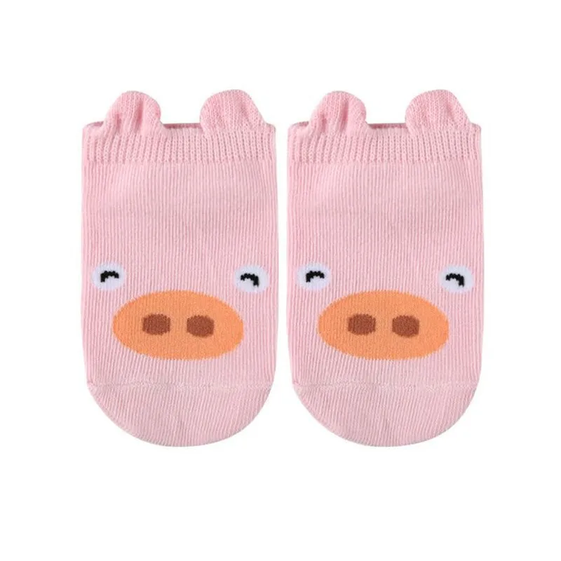 Newborn Baby Girls Spring Summer Sock Infant Cartoon Anti Slip Socks for Boys Casual Cotton