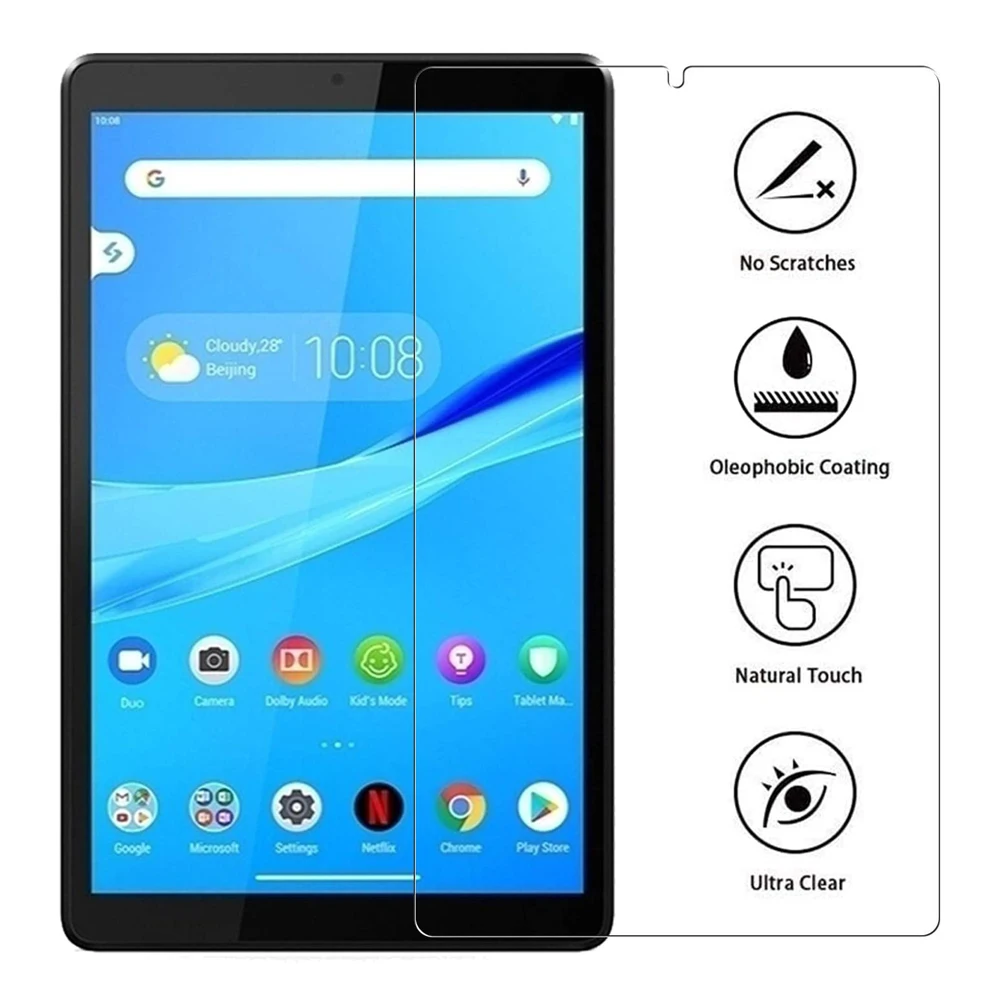 Hd vidro temperado para lenovo tab m8 2019 8.0 Polegada protetor de tela TB-8505F 8505x 8705f 8705n anti risco claro película protetora