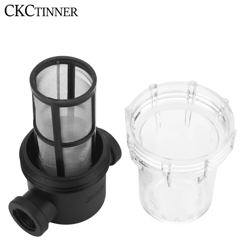 Water Pipe Filter 1/2\'\' 3/4\'\' 1\'\' Inch Garden Irrigation Impurity Filter Mesh Strainer Pipeline Filter Gardening Inlet Water