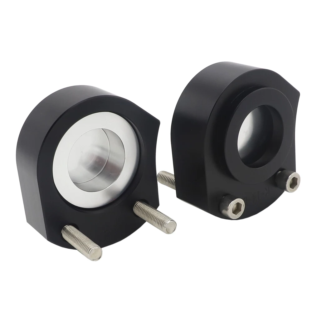 2 قطعة ZX14R 2018 دراجة نارية المقود مقود جبل المشابك الناهض لكاواساكي ZX-14R ZZR1400 2006-2018 دراجة الناهض محولات #5