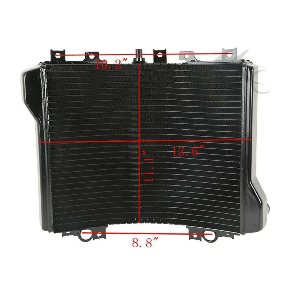 Motorcycle Aluminum Replacement Radiator Cooler For Kawasaki ZX11 ZZR1100 D1-D7 1992-2002