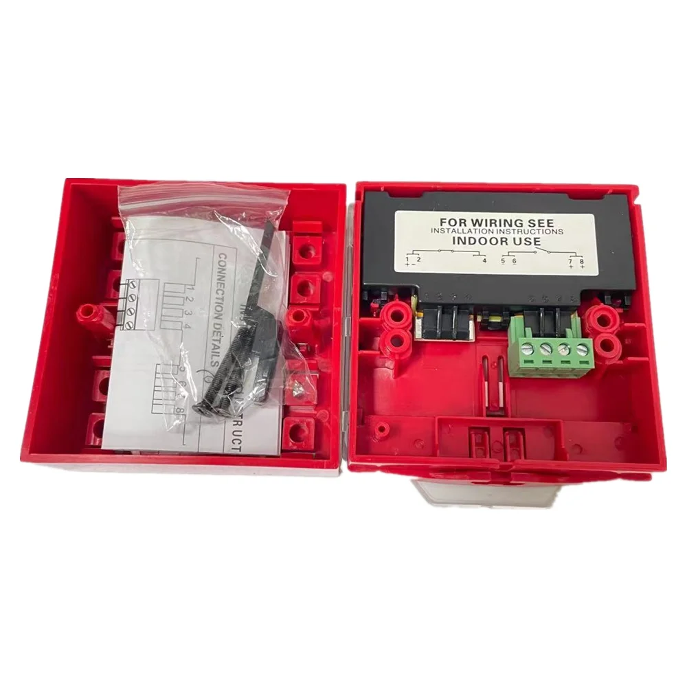 QBYteco Resettable Emergency Exit Release Glass Break Fire Alarm switch Door Release Urgent Button Exit Release Switch red