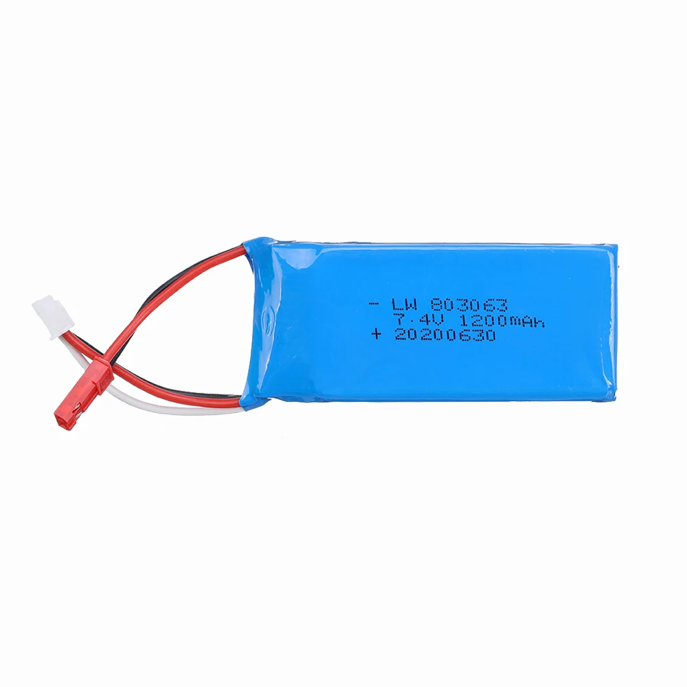 7.4V 1200mAH lipo battery For MJXRC X101 X102 7.4 V 1200 mAH JST Plug 803063 Energy Li-po battery