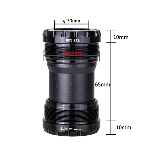 Imagen 2 del producto ZTTO T47 soporte inferior de bicicleta y herramienta de instalación 24 platos y bielas de bicicleta de carretera MTB DUB 29 30mm rosca 47 68 73mm eje estriado de carcasa