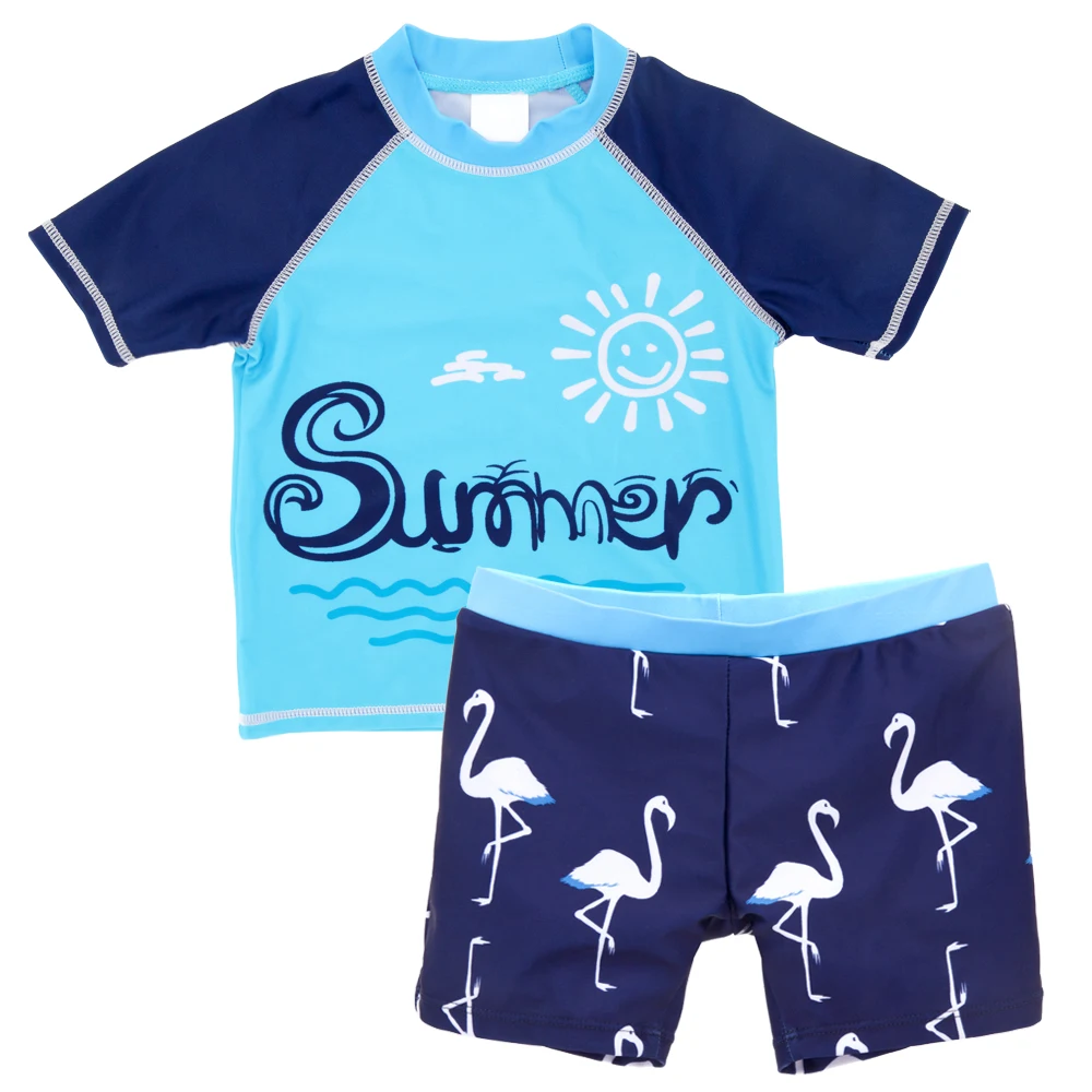 

Honeyzone Kids Swimwear For Boy Ropa De Bebe Maillot De Bain Bebe Garcon Sun Print Summer Beachwear Kids Boy Swimsuit Two Piece