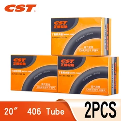 2PCS CST Bike Inner Tubes 20inch 406 20X1.35 Presta Schrader 32mm 48mm 60mm For Small Wheel diameter Folding Bicycle