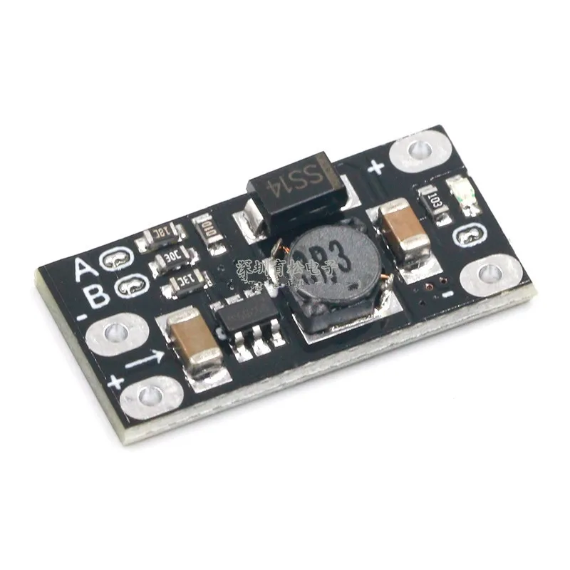 Mini DC-DC Boost Module 3.7V to 12V, Support 5V/8V/9V Output, Lithium Battery