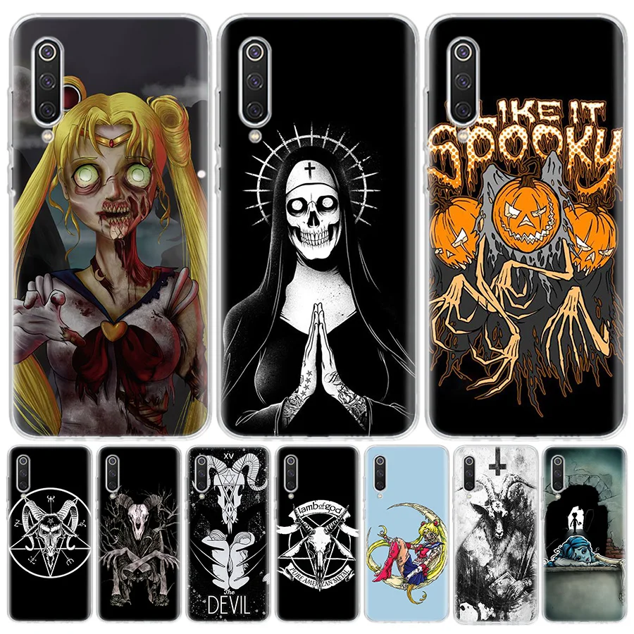 goat of mendes anime skull Phone Case For Xiaomi Redmi Note 13 Pro Plus 5G 12 12C 9 9T 9C 9A 10C 10A 10 K60 K70 Pro 8A 8 7A 7 6A