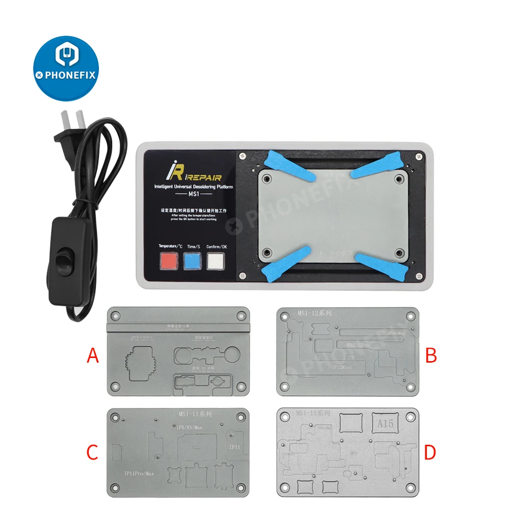 Mijing irepair Ms1 Universal Desoldering Platform Soldering heating Staion for iPhone X XS 11 12 13 14 Screen Stand Separation