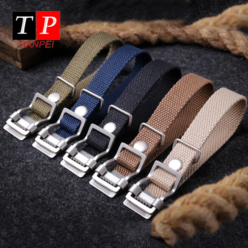 

strap for Rolex Casio Nylon watch strap bracelet sports waterproof replace watch band comfortable ventilation 20mm