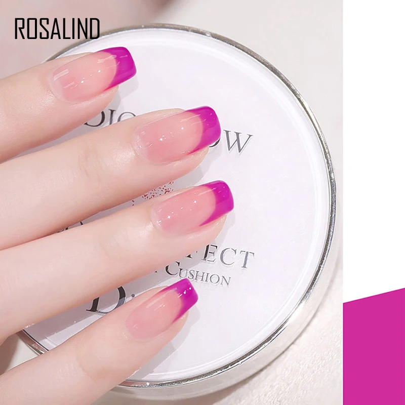 ROSALIND świetlisty motyl holograficzny sypki brokat do paznokci do Manicure artystyczna dekoracja fluorescencyjny magiczny lustro w proszku