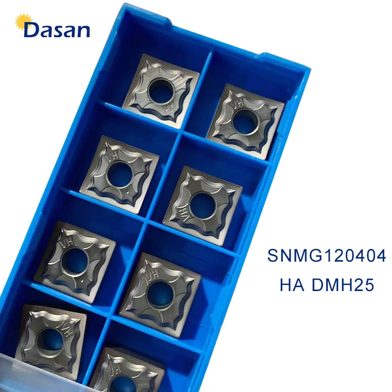 10pcs SNMG120404 HA Carbide Inserts SNMG 120408 HG High Quality Grooving Blade Cutter Lathel Turning Tool for Stainless Steel