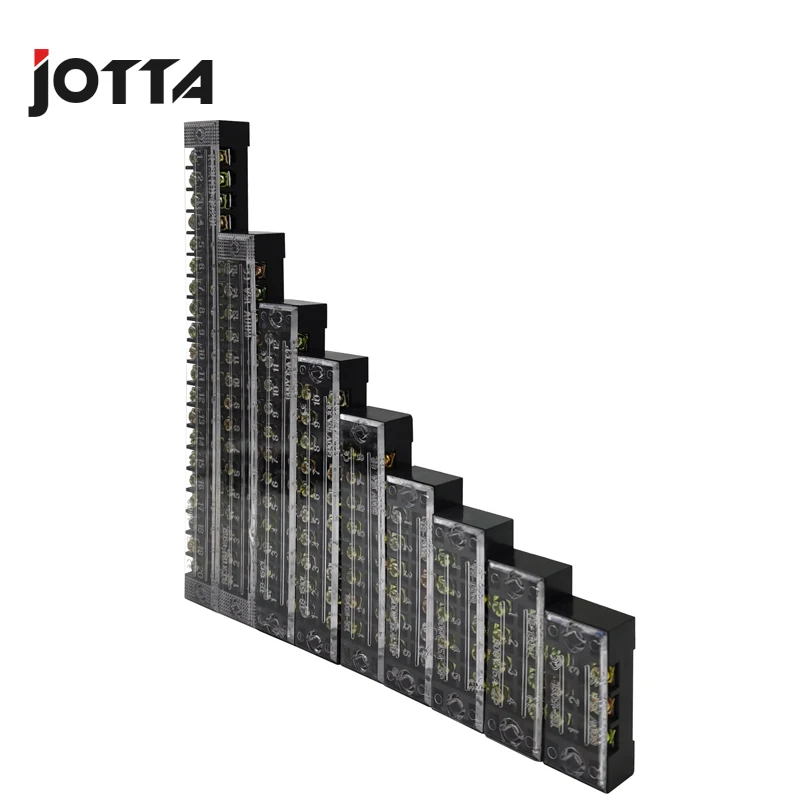 1PCS Dual Row Barrier Screw Terminal Block Strip Wire Connector 600V 15A 3/4/6/8/10/12/15/20 Positions Optional