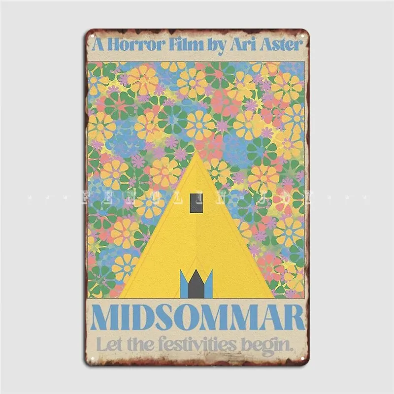 

Midsommar металлический плакат на стену, пещера, бар, пещера, печатные пластины, жестяной знак, плакат