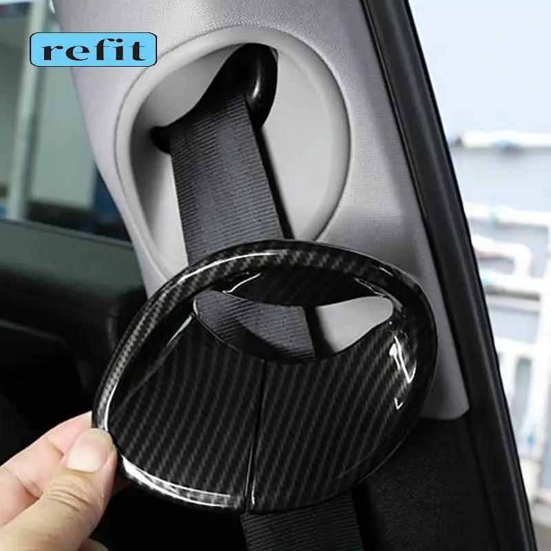 Car front seat belt B-pillar decorative cover For Alfa Romeo giulia interior decoration Accessories