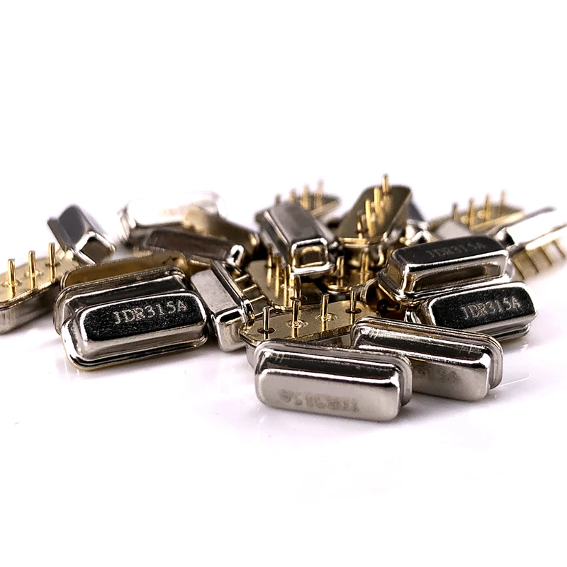 (10 قطعة) R315A 315 ميجا هرتز المنشار مرشح قياس الصوت مرشح الصوتية متر مرنان مطلية بالذهب F11 315 متر