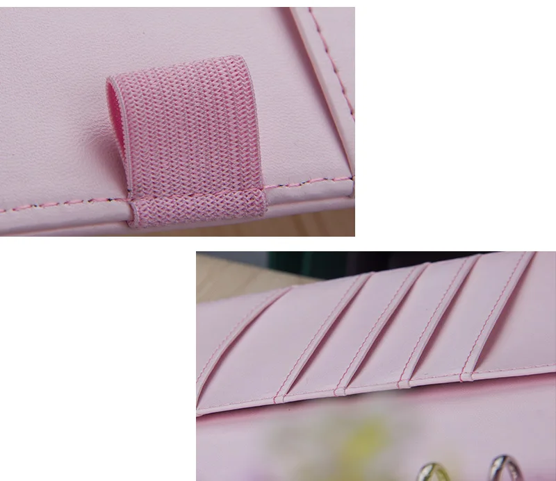 26 farben CMacaron Farbe AA5 A6 6 Ringbuch PU Clip-on Notebook Leder Lose Blatt Notebook Abdeckung Notebooks Journal Schreibwaren – Detail 15