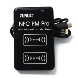 NEW PM-Pro RFID IC/ID Copier Duplicator 125KHz Key Fob NFC Reader Writer 13.56MHz Encrypted Programmer USB UID Copy Card Tag