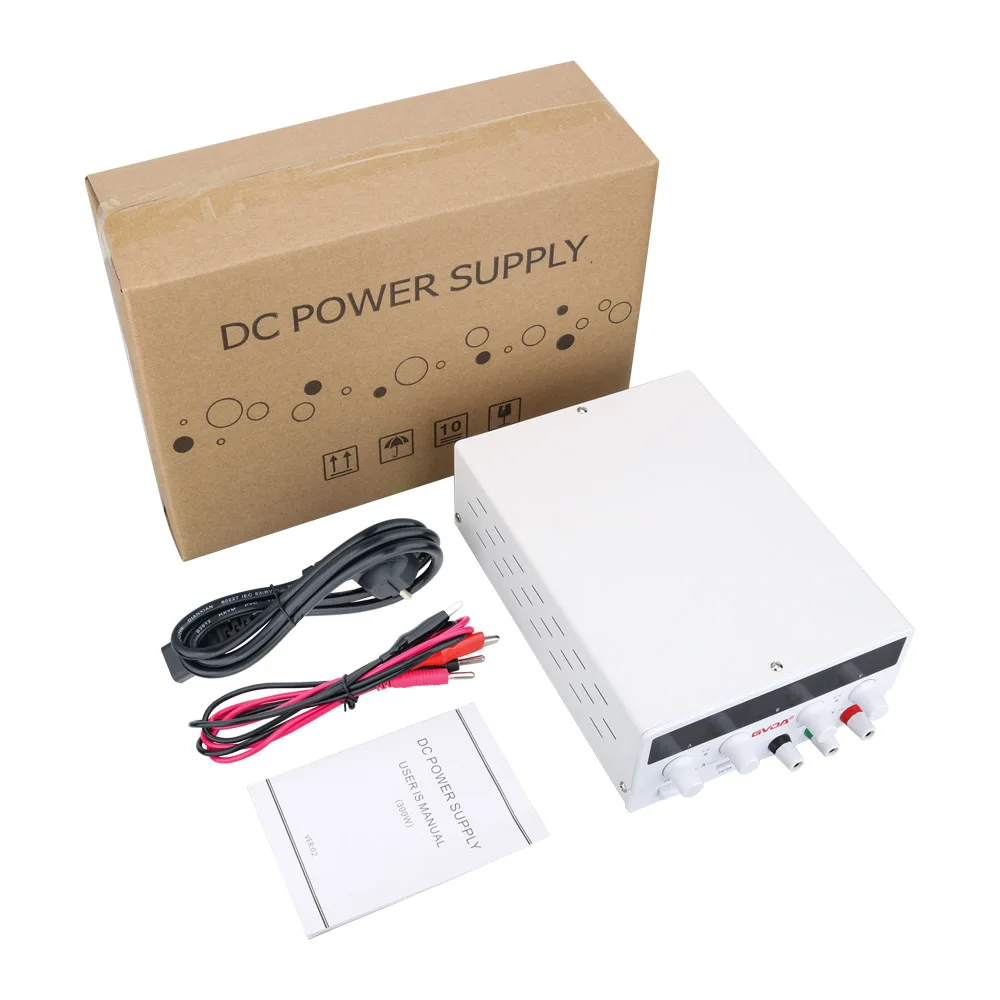 USB DC Lab Regulated Laboratory Power Supply Adjustable Voltage Regulator 30V 10A Stabilizer Switching Bench Source EU Plug