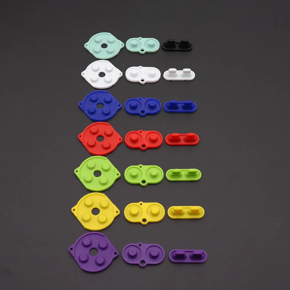 TingDong 2sets For Gameboy Color GBC console buttons repair silicon conductive Rubber pads conductive button A-B d-pad