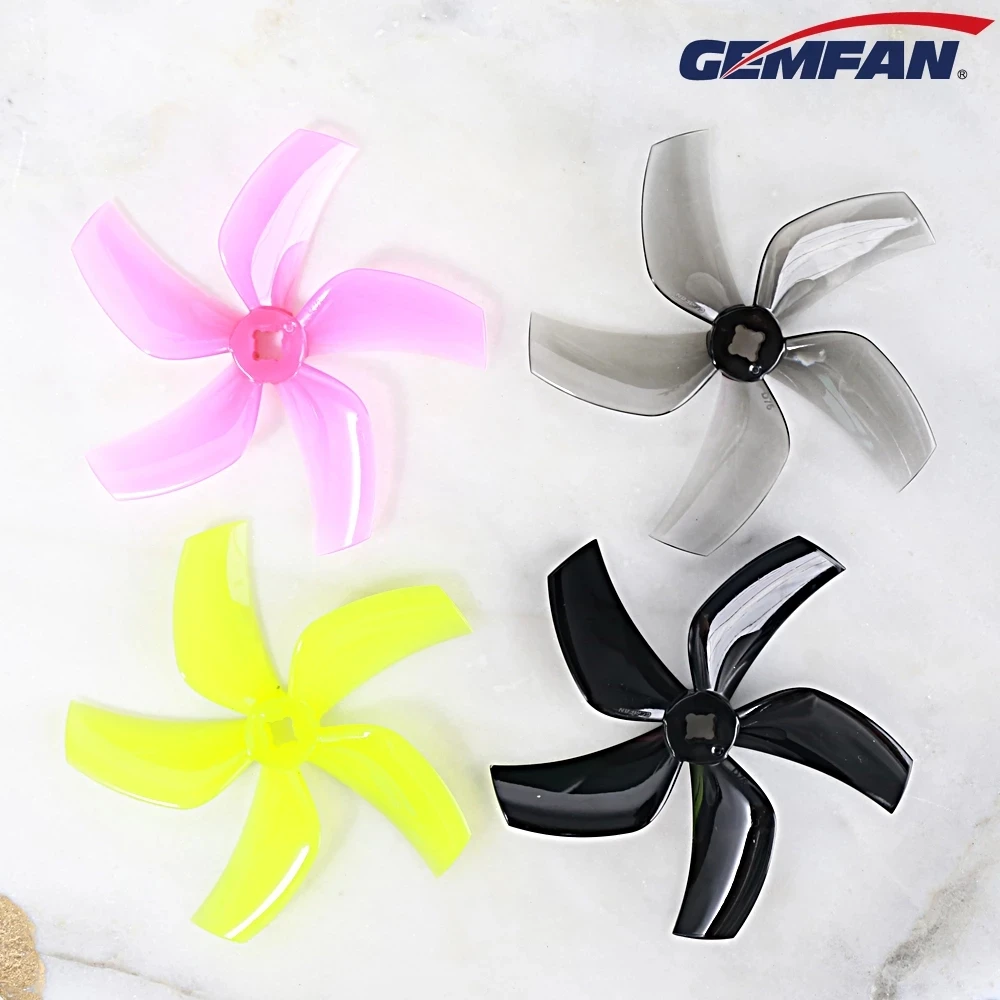 4pcs/2pairs GEMFAN D76 Ducted 76mm 3inch 5-Blade Propeller for RC 3inch Cinewhoop Duct Drone FPV Racing Freestyle