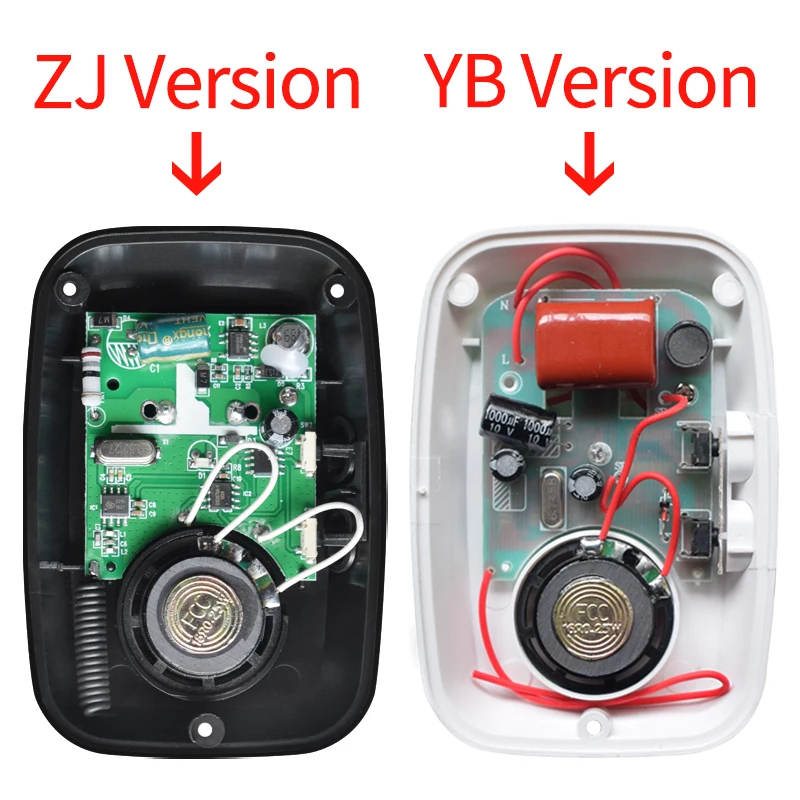 CACAZI-botón o receptor para A10 Home, timbre inalámbrico inteligente, resistente al agua, enchufe de EE. UU., UE, Reino Unido, AU, rango de 300m