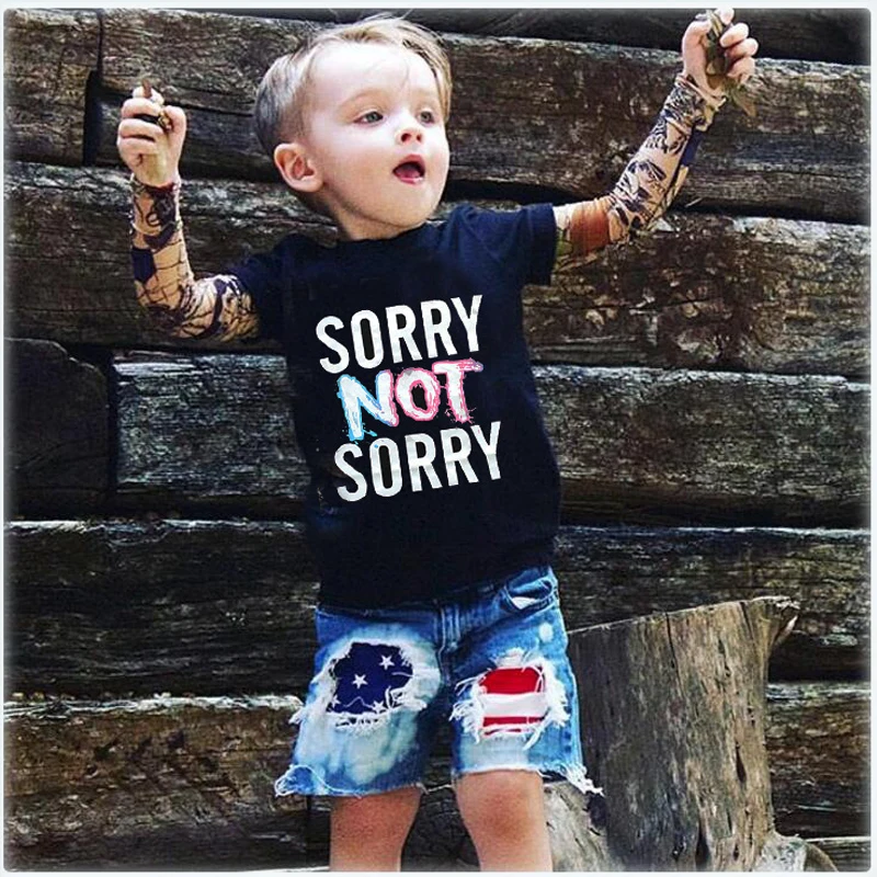 

Kids Boy T-shirt 2-8T 2021 Summer Children Tattoo Tees Girls Boys Clothes Toddler Baby Tops T-shirt