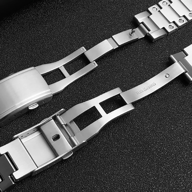 316L Stainless steel watchband for casio g-shock GMW-B5000 watch band Solid steel strap silver color