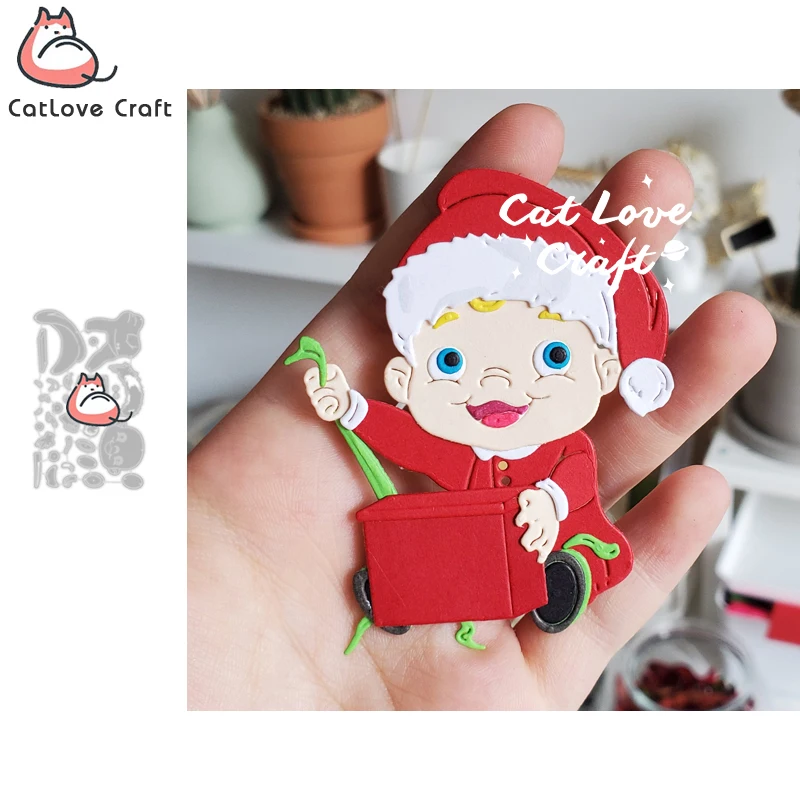 

Детские металлические Вырубные штампы Catlove в рождественском стиле, модель 2020 года