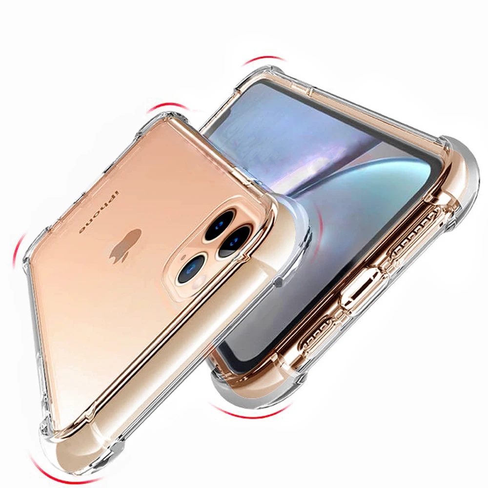 luxury case for iphone 11 Pro MAX X XR XS SE 2020 bumper mobile phone accessories 7 8 plus fitted coque shockproof silicone case