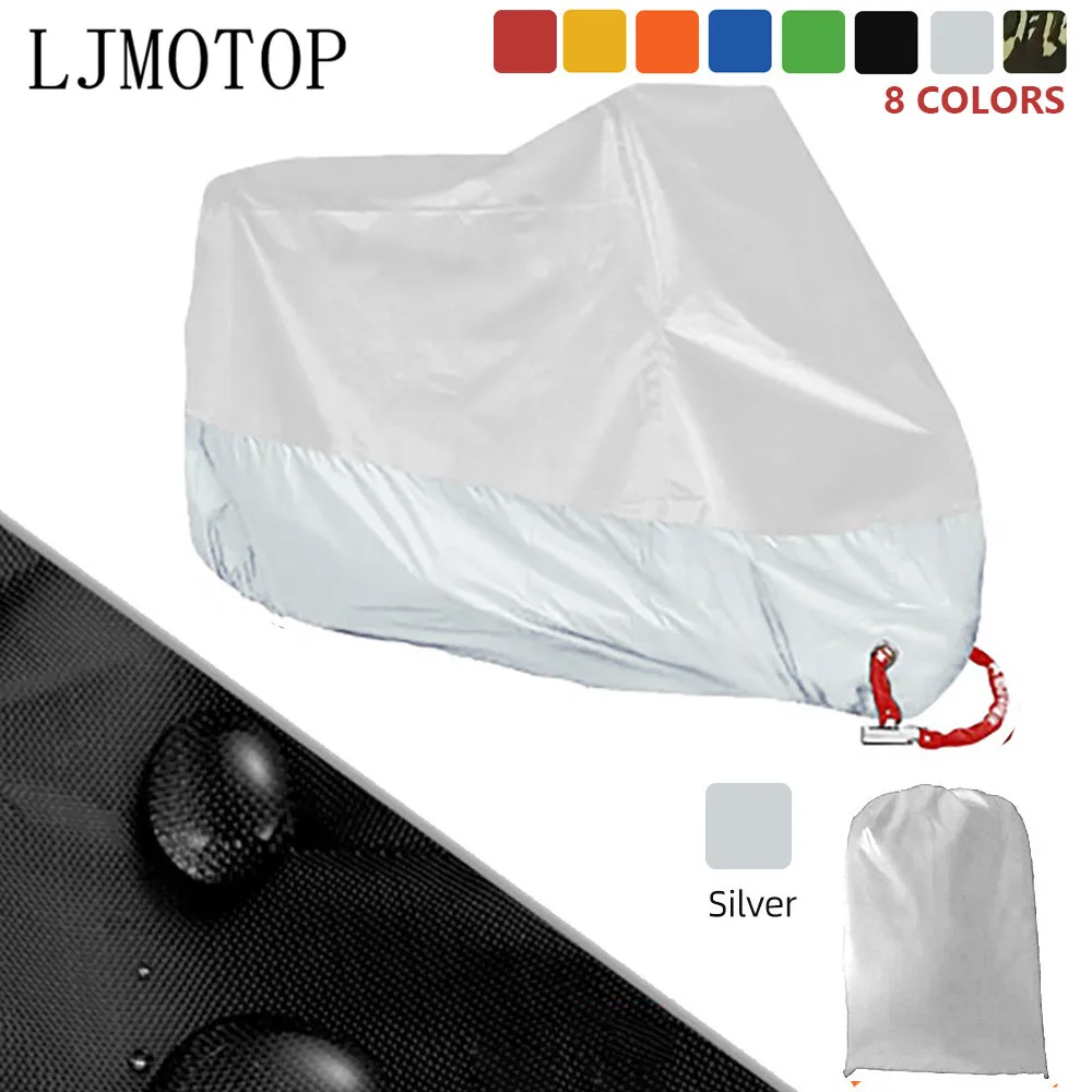 For Yamaha MXT850 Niken GT XTZ700 TENERE WR250F Motorcycle Cover Universal Outdoor UV Scooter waterproof Rain Dustproof Cover