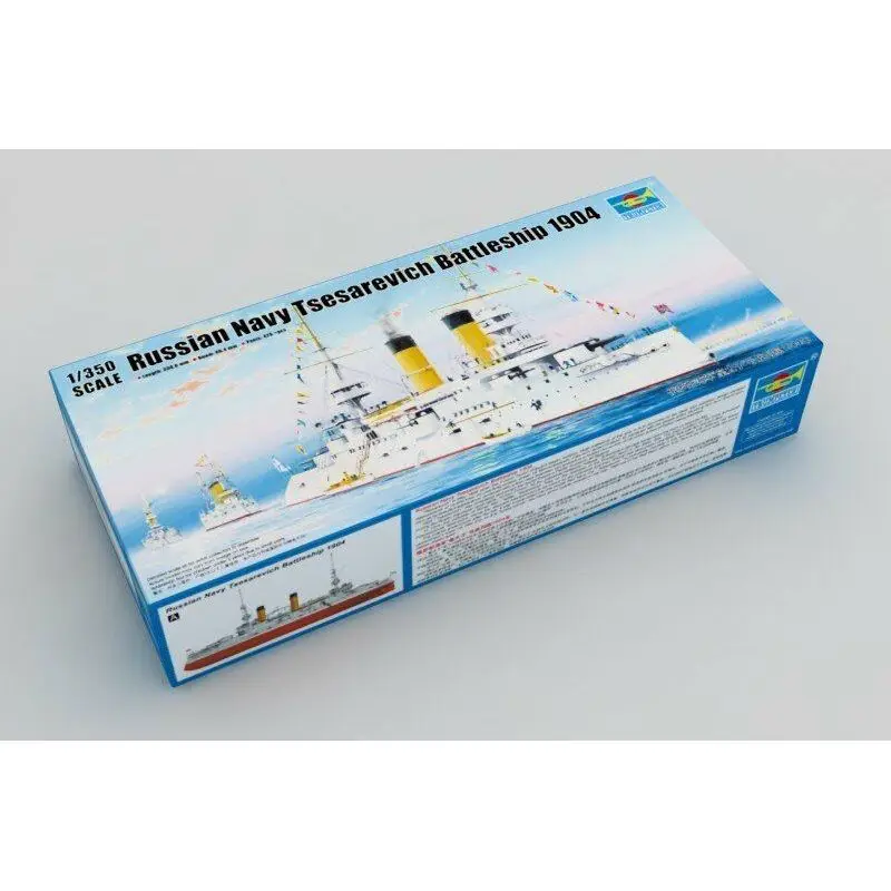 

Trumpeter 05338 1/350 Russian Navy Tsesarevich Battleship 1904 - Scale Model Kit