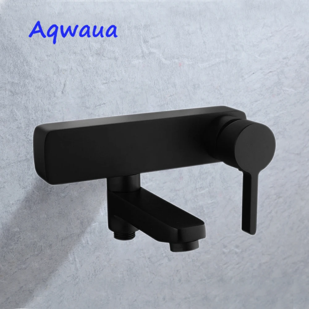 Aqwaua Shower Mixer Wall Mounted Valve Hot & Cold Water shower Diverter Bathroom Faucet Brass Shower Mixer for Bathroom