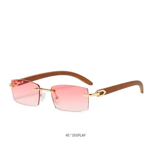 Men's Steampunk Sunglasses, Rectangular Glasses Without Men, 2021 6 Main Sales Cartier Glasses - №1