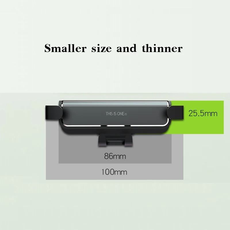 Gravity-حامل هاتف خلوي للسيارة ، مشبك تهوية ، بدون حامل مغناطيسي ، GPS ، لهاتف iPhone XS MAX Xiaomi