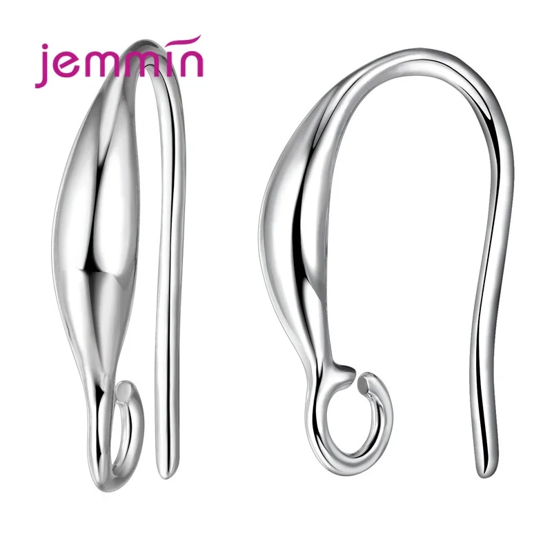 10pcs Wholesale Fashion S925 Silver Jewelry Findings Cheap Ear Accessories Clasps & Hooks Earrings For Women Jewelry Components