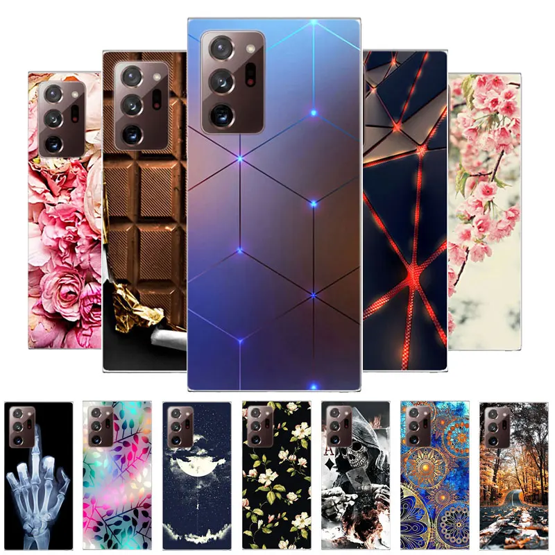 For Samsung Galaxy Note 20 Ultra Case Silicone TPU Soft Back Cover Phone Case For Samsung Note 20 Case Note20 Ultra 2020 funda