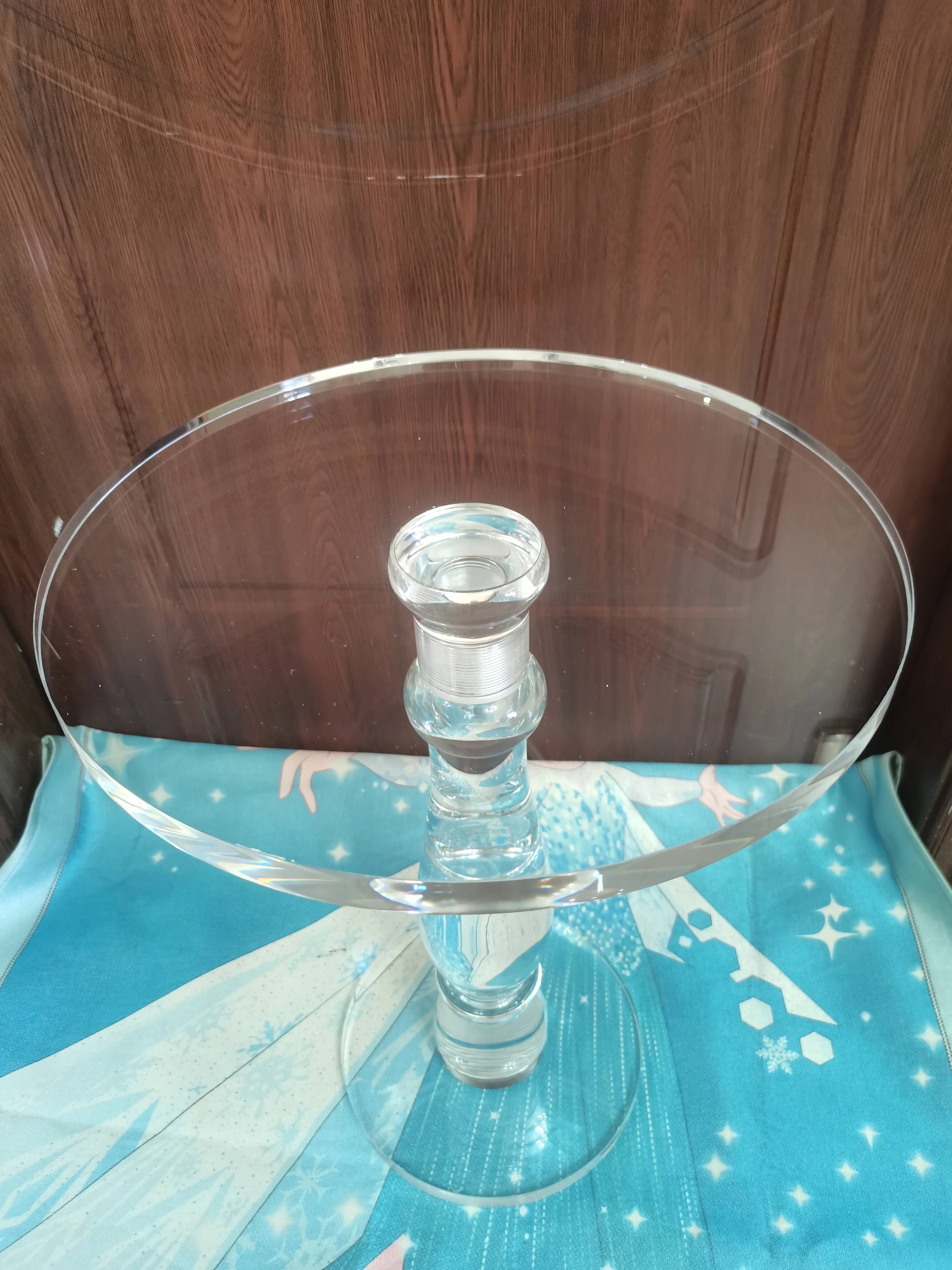 Luxury Fashion Acrylic Column Coffee Table Hotel Bar Side Table Wedding Birthday Party Dessert Cake Holder Living Room Tea Table