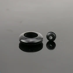 Grommets Blakc White Rubber Wiring Grommets Ring Cable Double-sided coil O-ring Seal ring 3mm/4mm/5mm/6mm/7mm/8mm/10mm 50 pcs