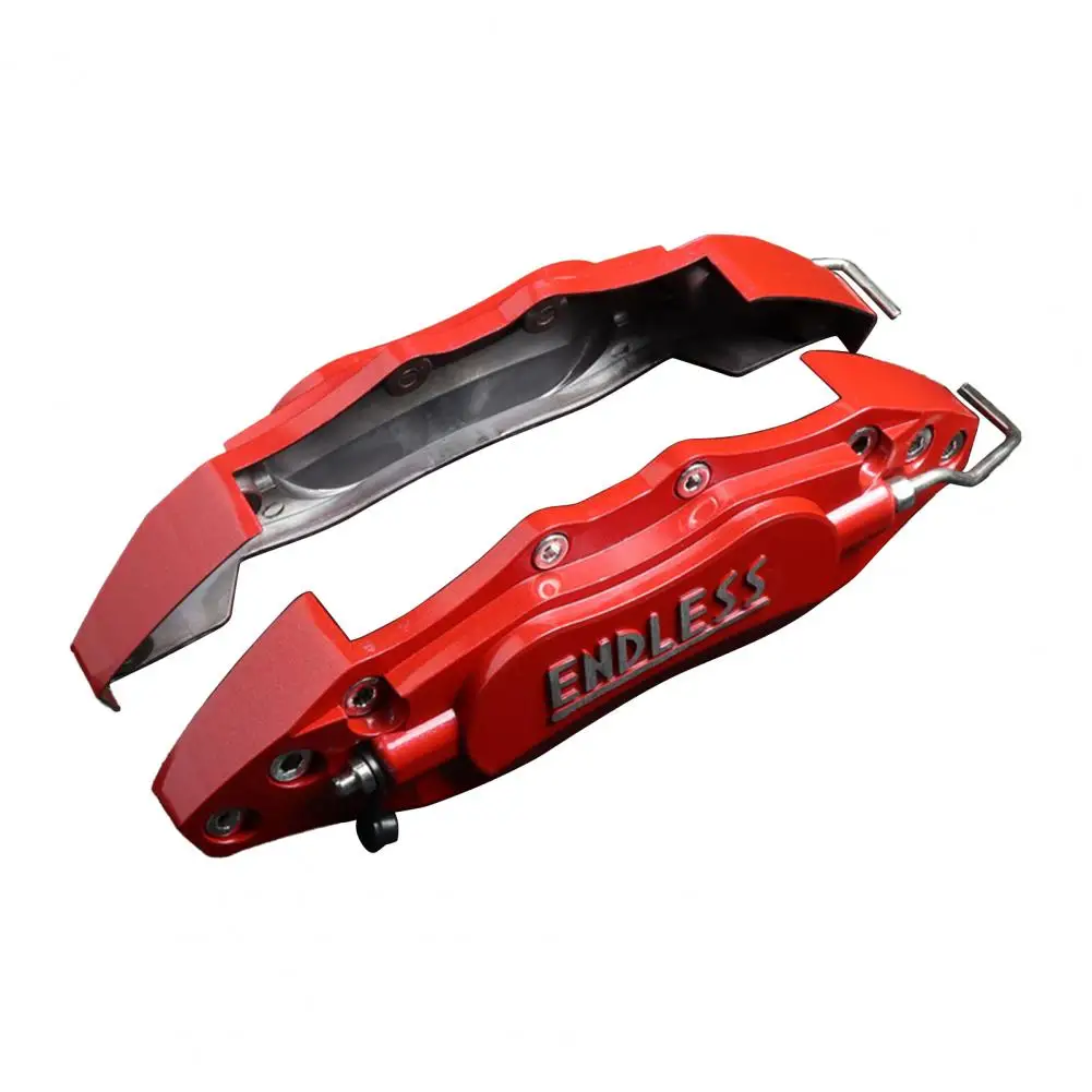 1Pair Useful Brake Cover  Lightweight Bright Color Brake Caliper Covers  Long Lasting Caliper Cover Accessory