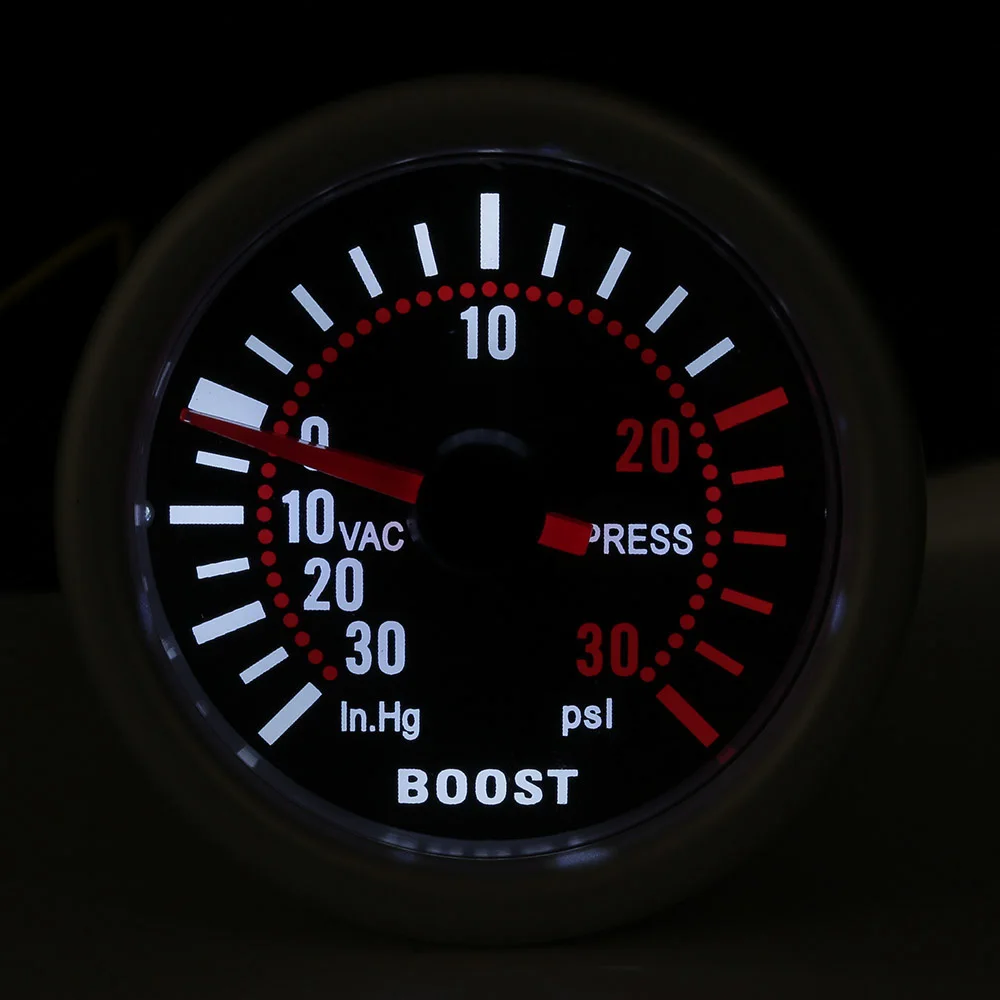 Car Auto Turbo Boost Gauge -30in.Hg~0~30PSI 2