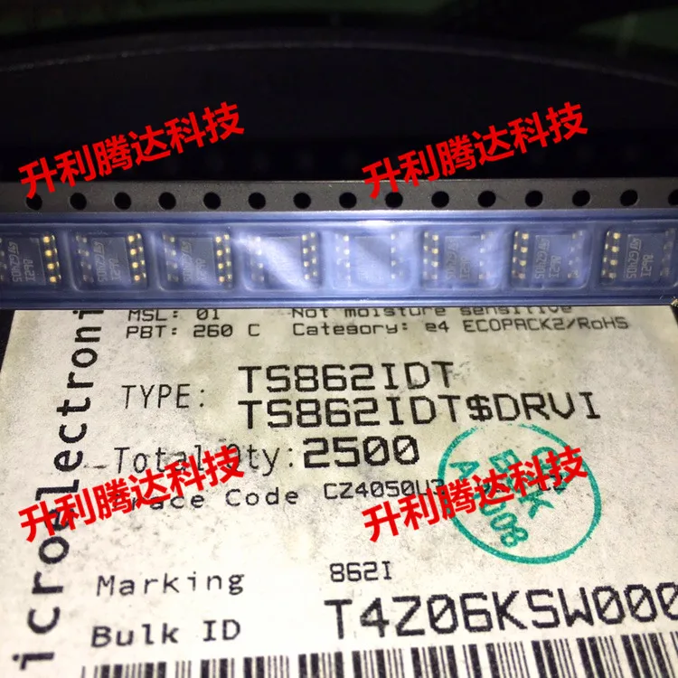 

New 100% 10PCS/LOT TS862IDT 862I SOP8 Linear - Comparator