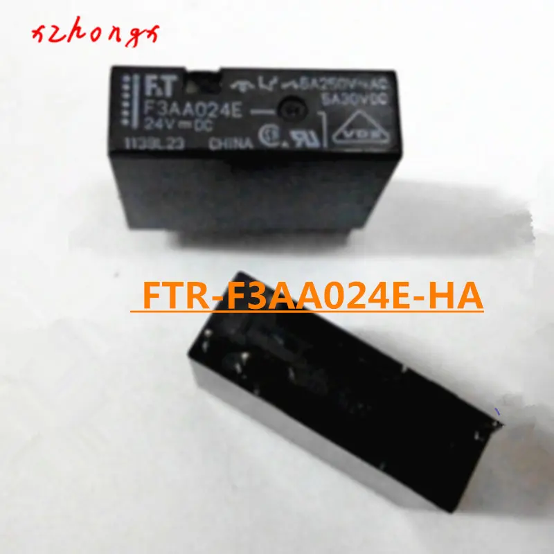 

FTR-F3AA024E-HA FTR-F3AA024E F3AA024E 4PINS 5A 24VDC DC24V 24V Power Relay